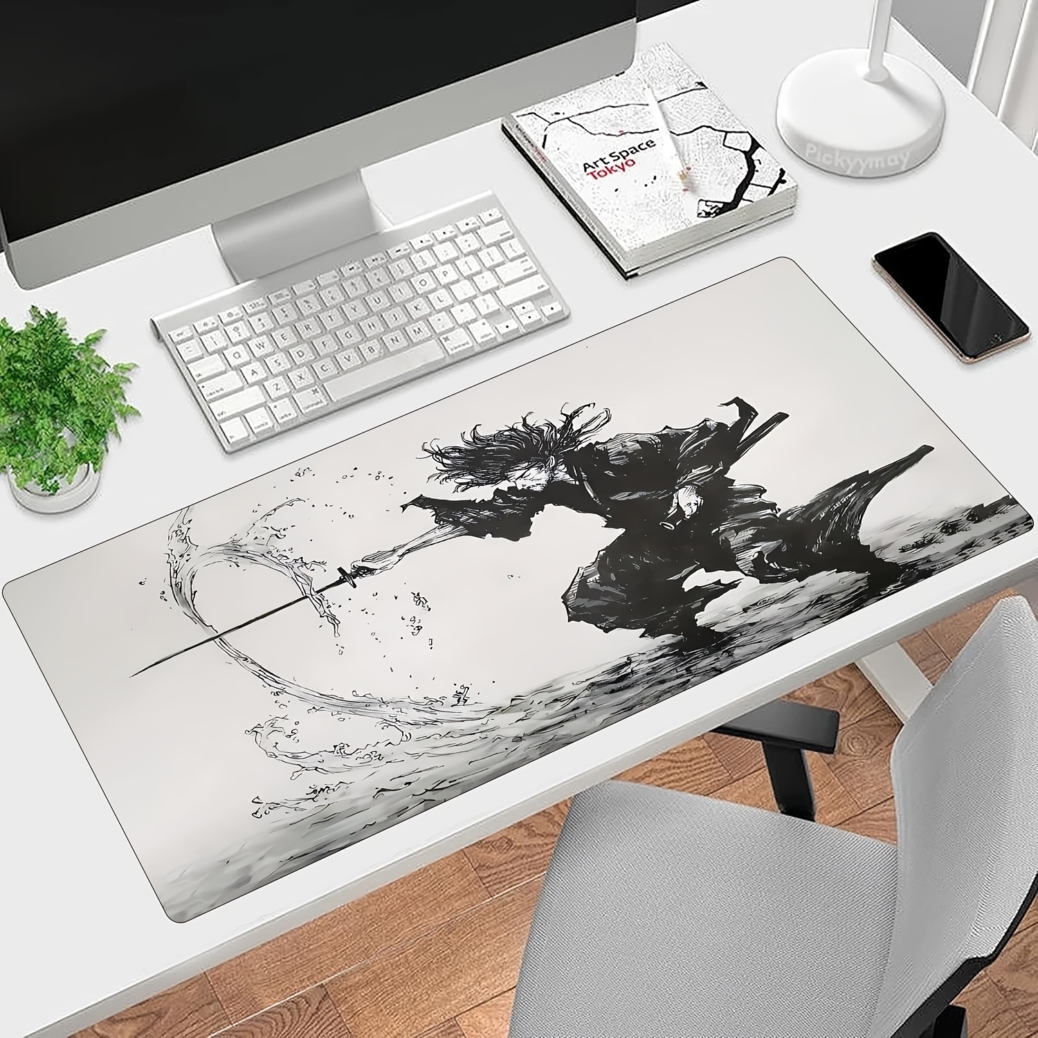 Desk Setup Study - Gaming Mouse Pad Premium Desk Mat