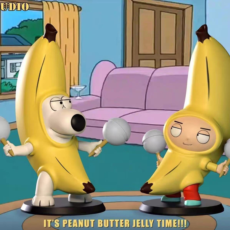 Desk Setup Tv - Family Guy Banana 13cm Action Figure