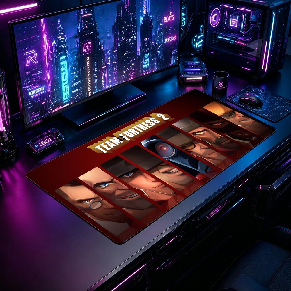 Desk Setup Productivity - Gaming Mouse Pad TTeam Fortress 2