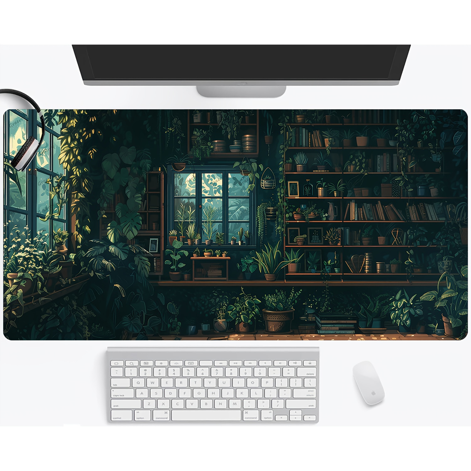 Desk Setup For Studying - Extra Large Office Mouse Pad microfiber