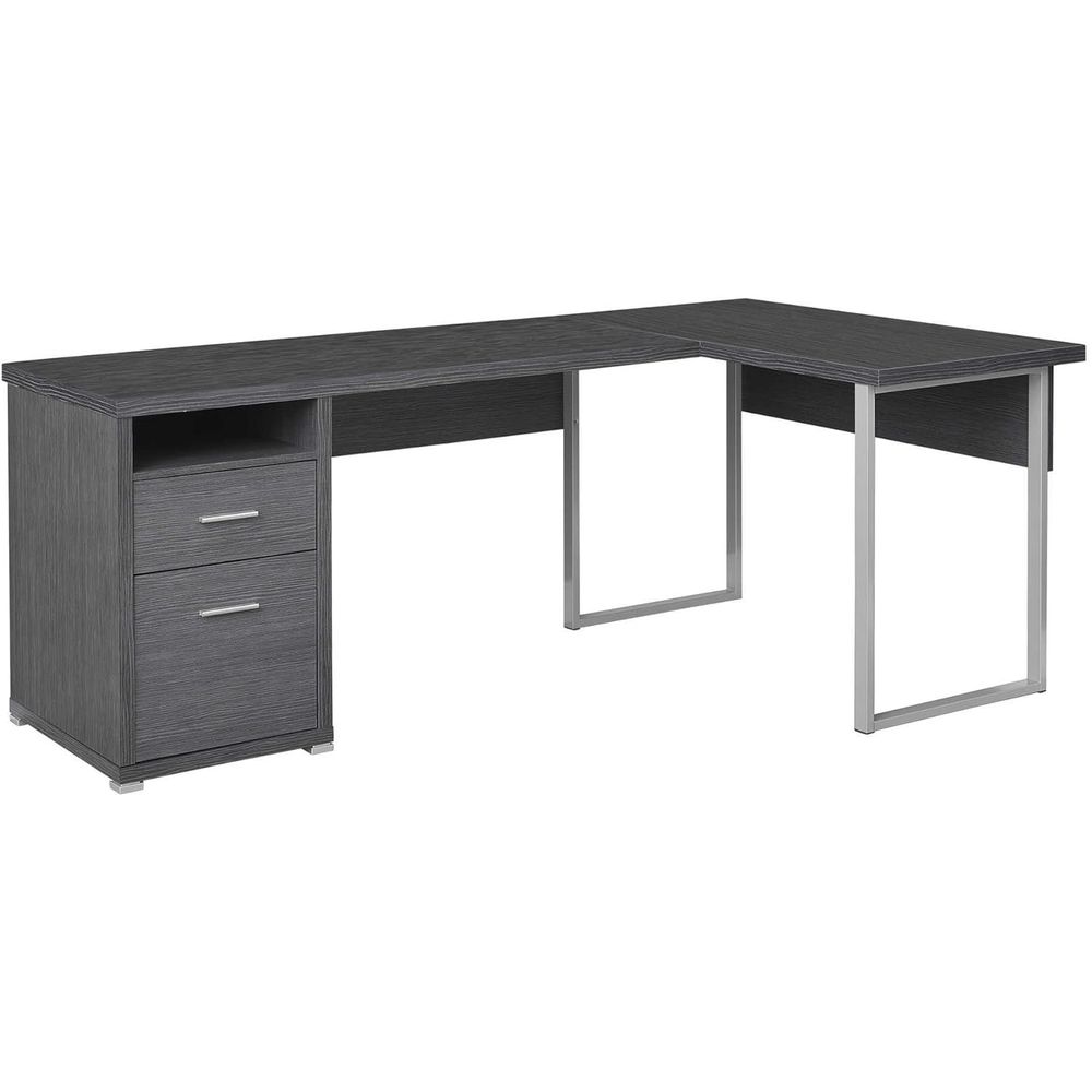 Work Desk Home Setup - 80 L-Shaped Home Office Desk with