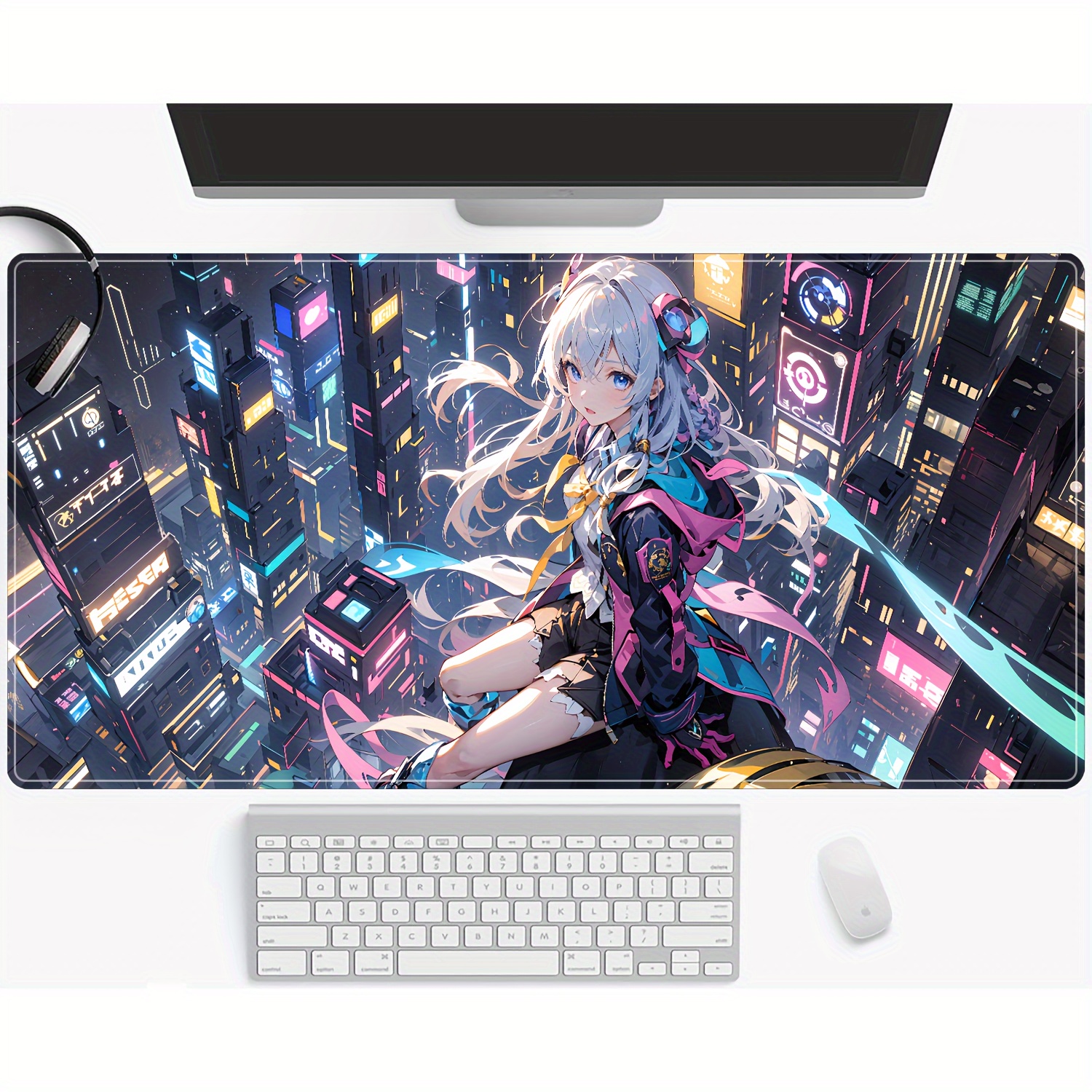 Desk Setup For Studying - XXL Desk Mat Mouse Pad soft