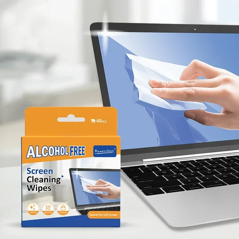 Monitor Cleaning Kit - 40PCS cleaning wipes - dry and
