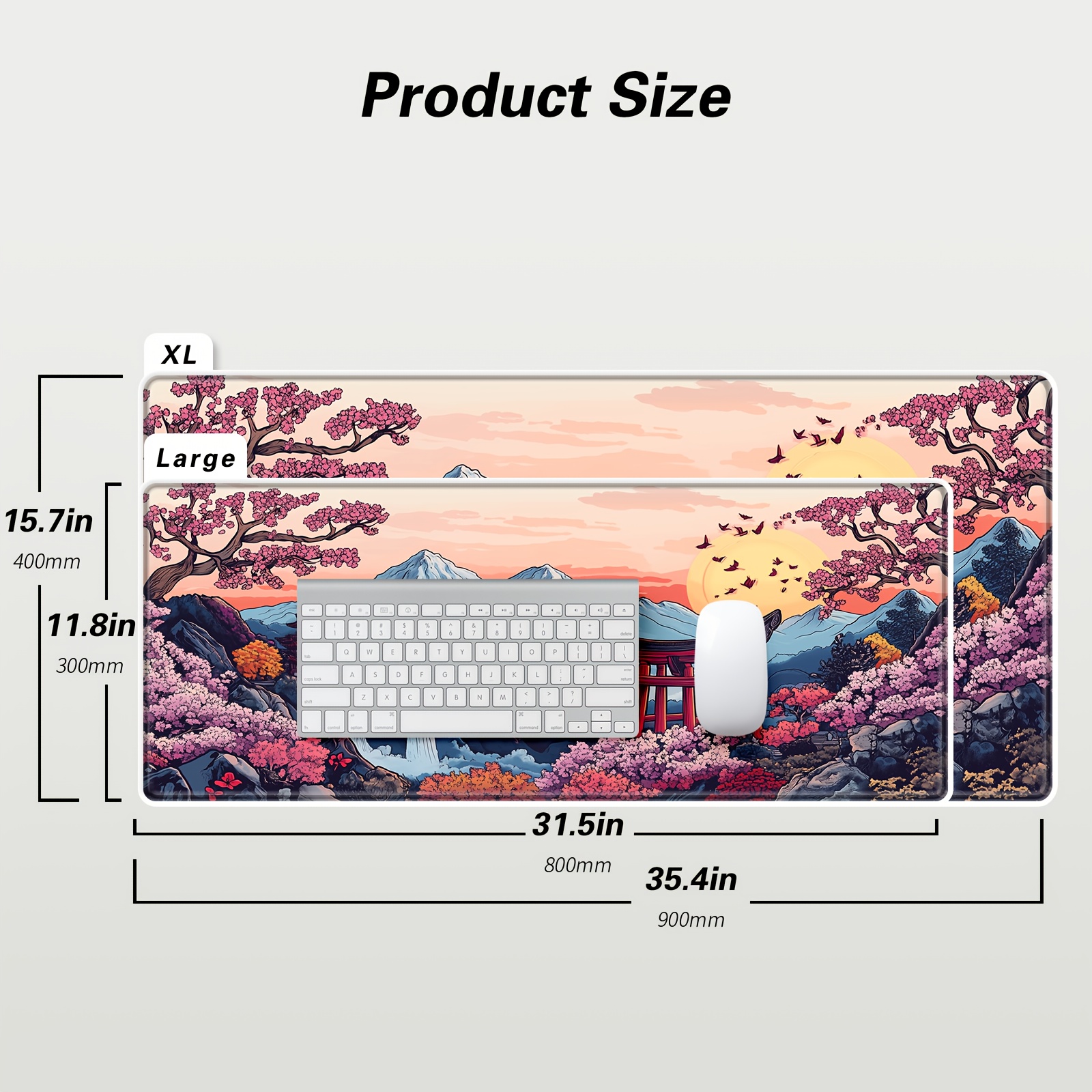 Large Mouse Pad Desk Mat Cloth - Desk Setup Study บทวิจารณ์และราคา