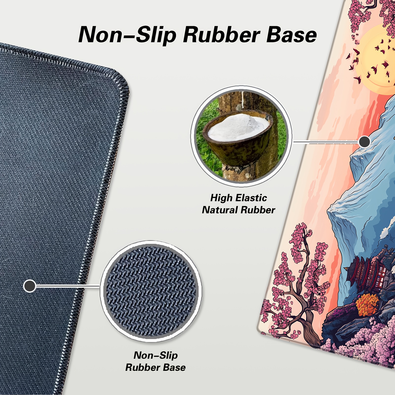 Large Mouse Pad Desk Mat Cloth - Desk Setup Study บทวิจารณ์และราคา