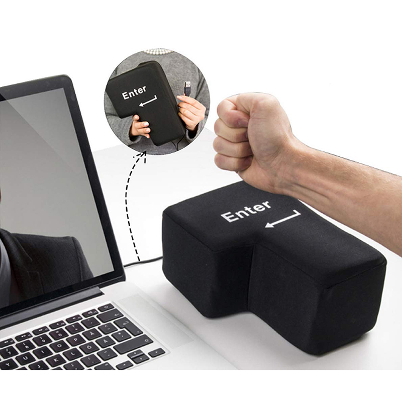 Big USB Enter Key Anti Stress  - Desk Setup Programmer บทวิจารณ์และราคา