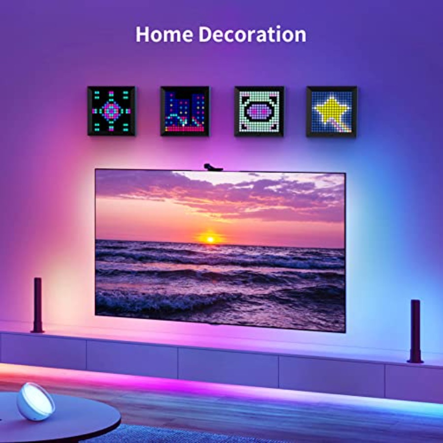 LED Light Pixel Display Panel  - Desk Setup Tv บทวิจารณ์และราคา