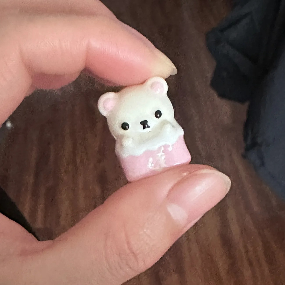 Kawaii Rilakkuma Keycaps Relax - Desk Setup Editing บทวิจารณ์และราคา