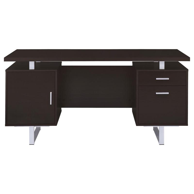 Cappuccino Floating Top Office - Work Desk Home Setup บทวิจารณ์และราคา