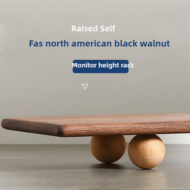 Natural Wood Desktop Riser Dua - Dual Monitor Desk Setup บทวิจารณ์และราคา