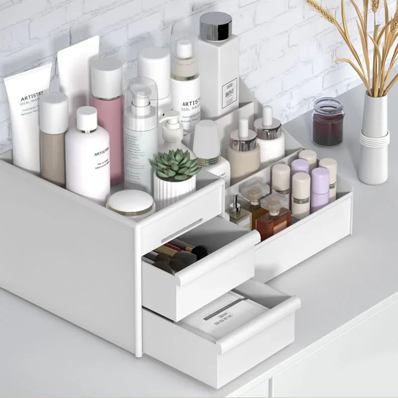 Skin Care Products Desktop Dor - Desk Setup Productivity บทวิจารณ์และราคา