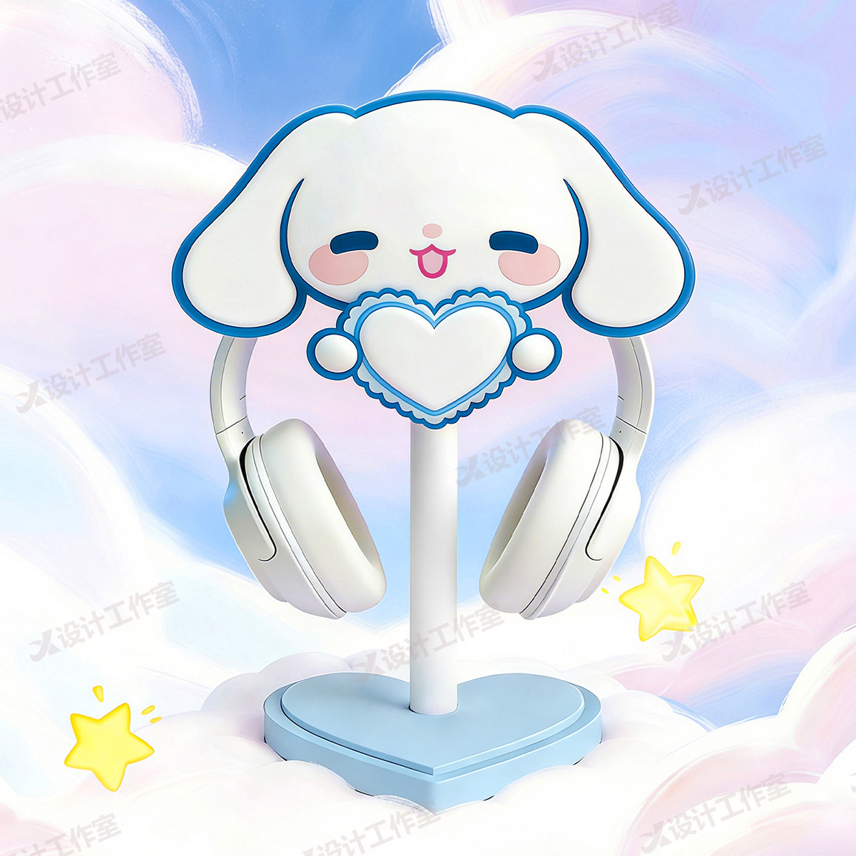 New Cinnamoroll Over Ear Headp - Desk Setup Editing บทวิจารณ์และราคา