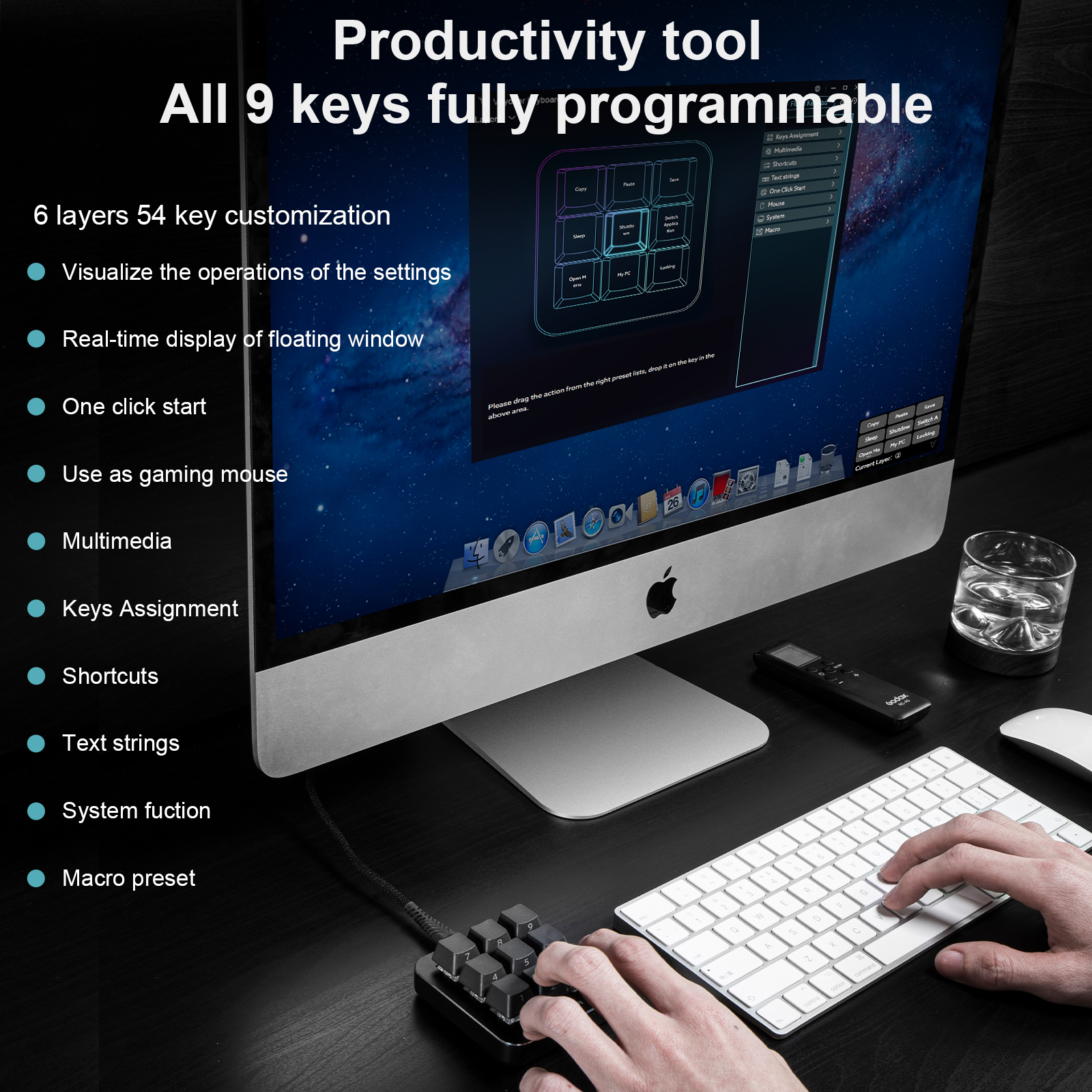Multifunctional Keyboard with  - Desk Setup Programmer บทวิจารณ์และราคา