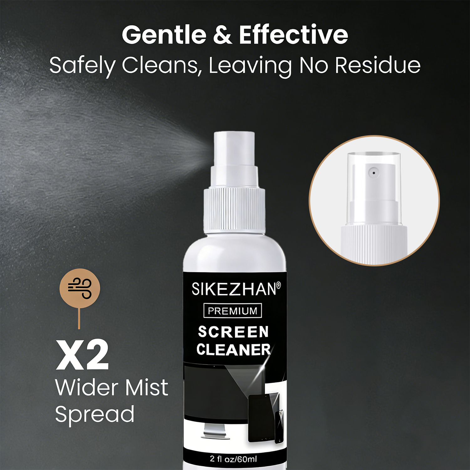 Premium 60ml Screen Cleaner Sp - Monitor Cleaning Kit บทวิจารณ์และราคา