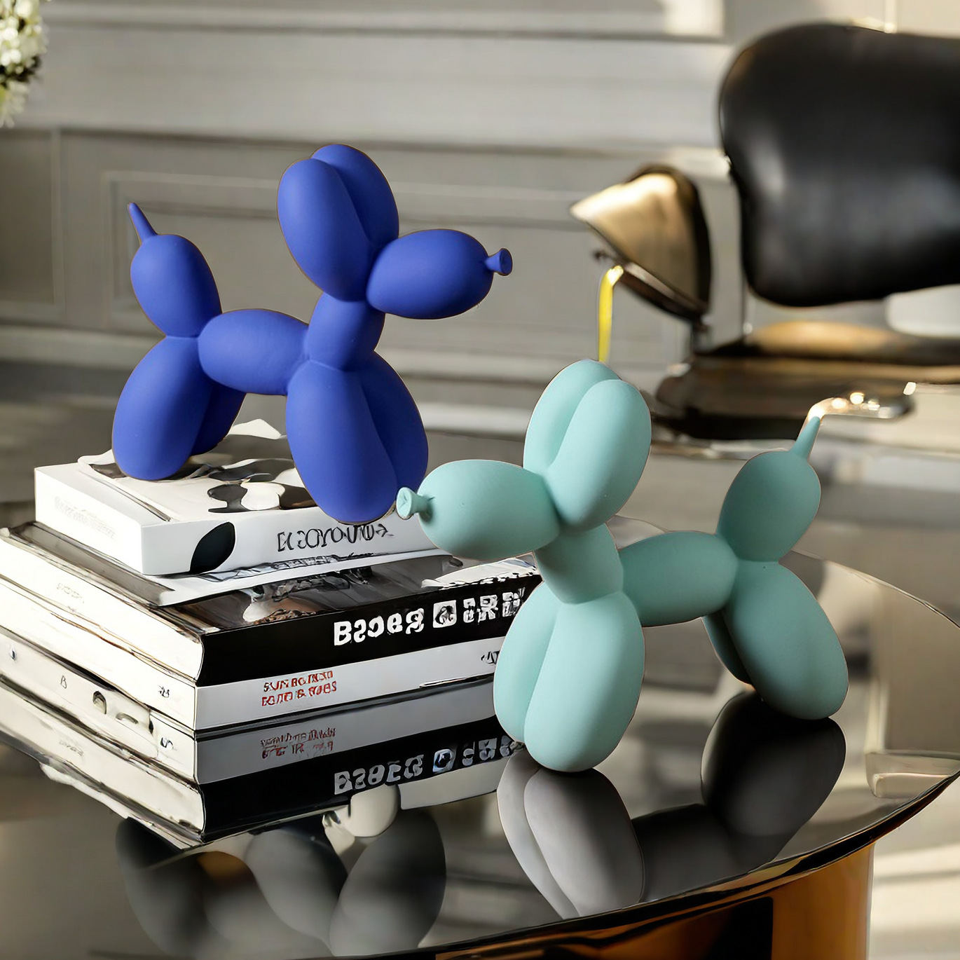Lovely Color Resin Balloon Dog - Desk Setup Study บทวิจารณ์และราคา