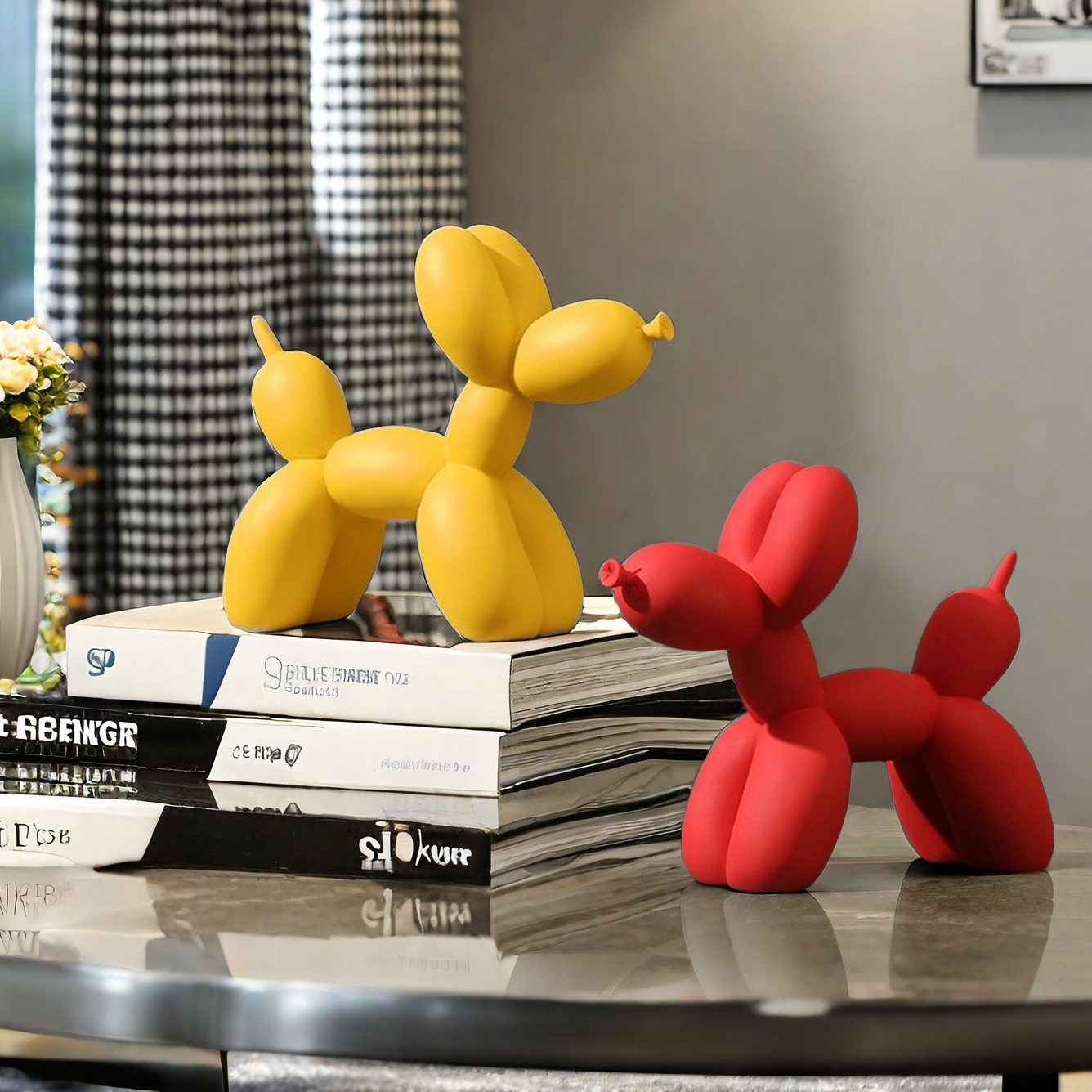 Lovely Color Resin Balloon Dog - Desk Setup Study บทวิจารณ์และราคา