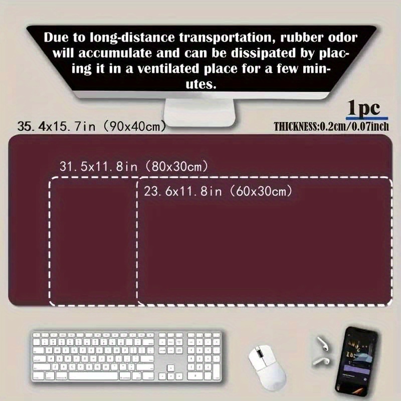 Extended Gaming Mouse Pad prec - Desk Setup For Studying บทวิจารณ์และราคา