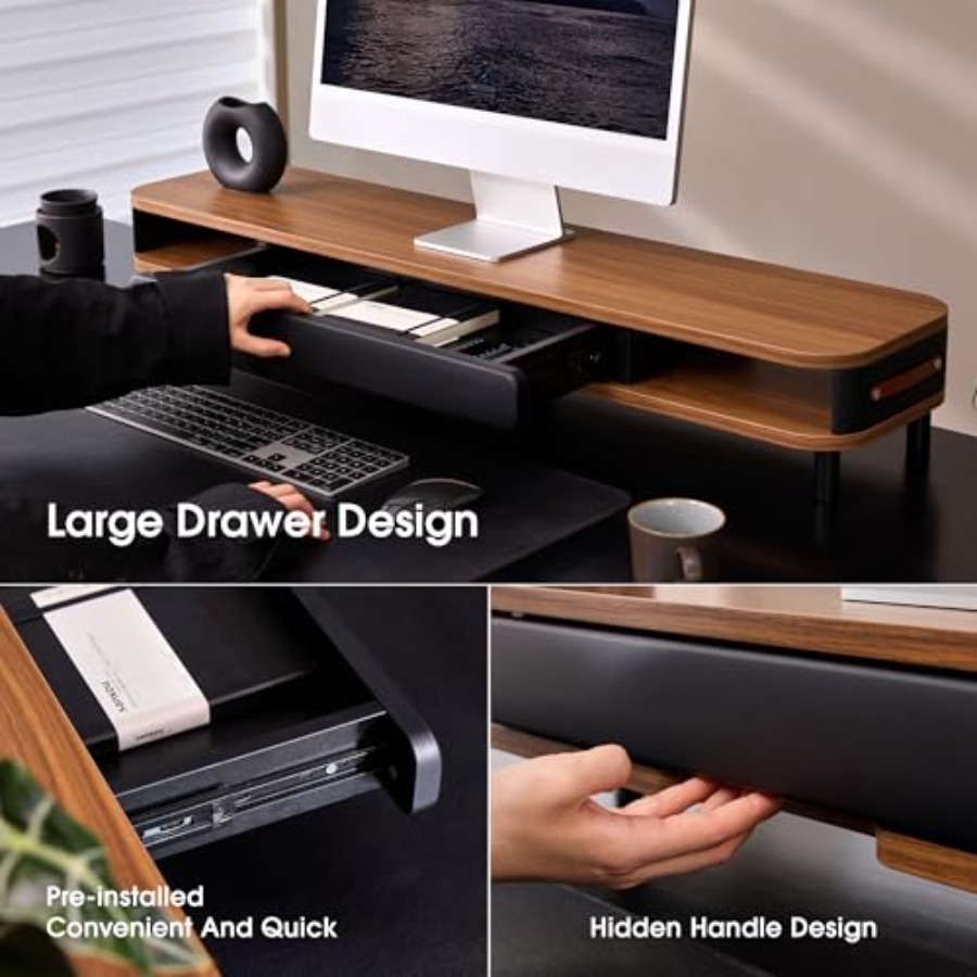 Dual monitor riser for ergonom - Dual Monitor Desk Setup บทวิจารณ์และราคา