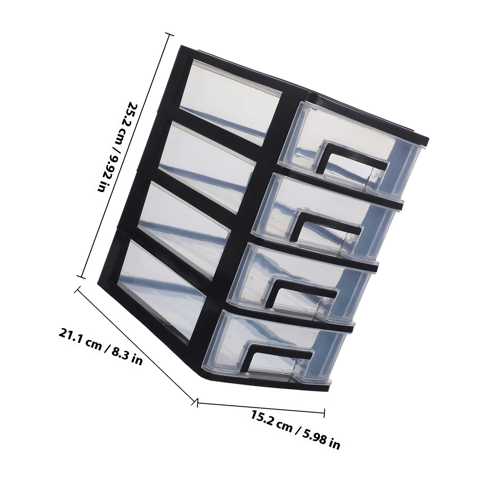 Four Layer Drawer Type Storage - Desk Setup Small Space บทวิจารณ์และราคา