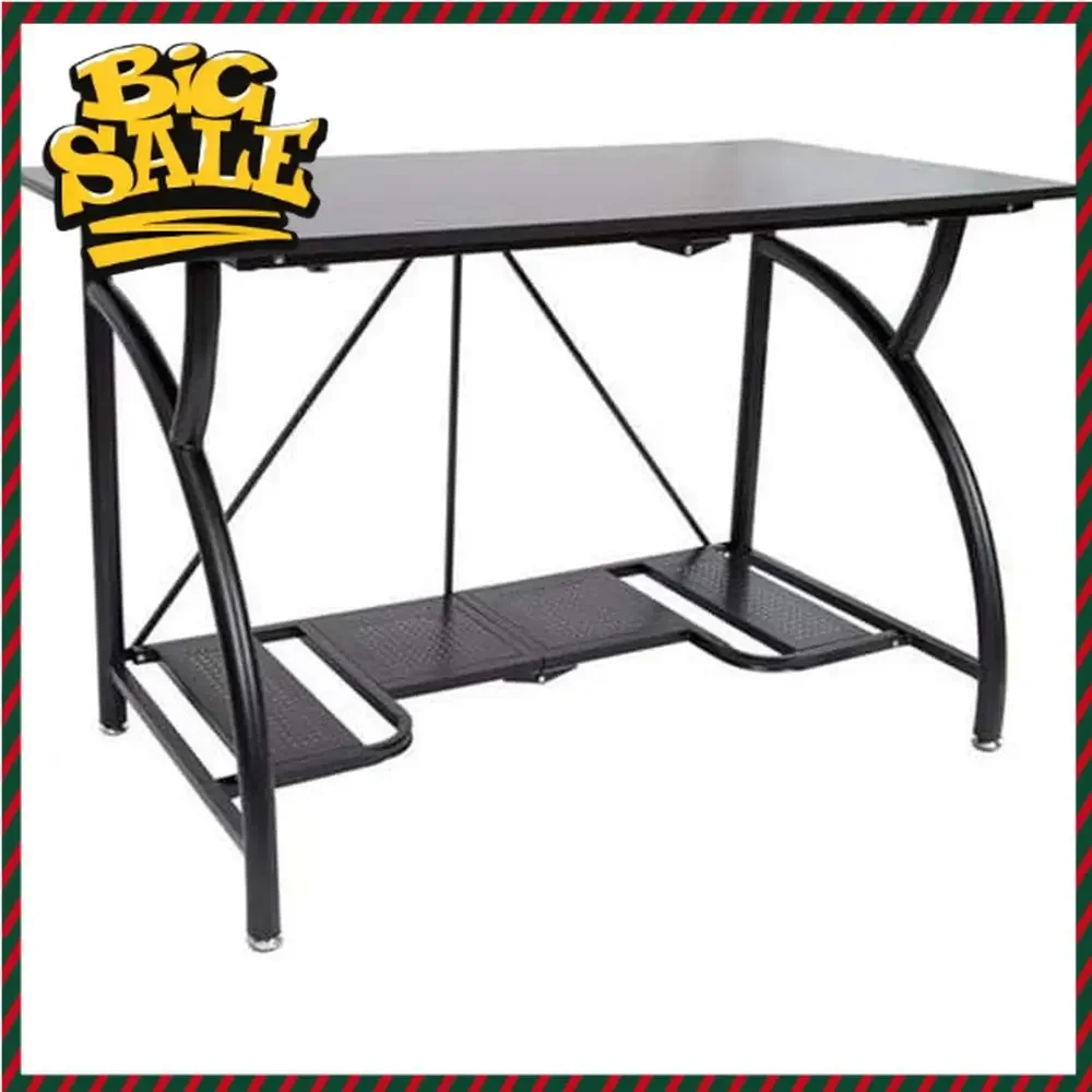 Space-Saving Foldable Desk for - Dual Monitor Desk Setup บทวิจารณ์และราคา
