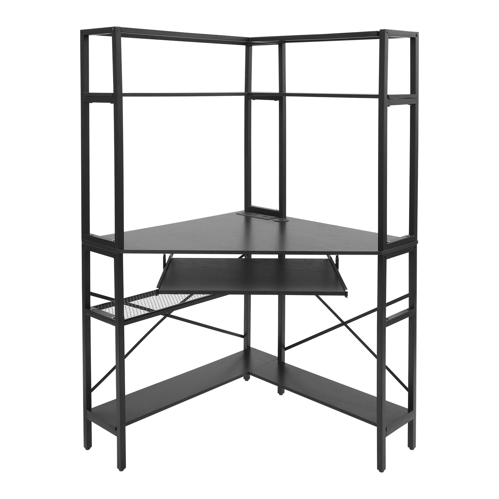 Triangular Corner Computer Des - Desk Setup Small Space บทวิจารณ์และราคา
