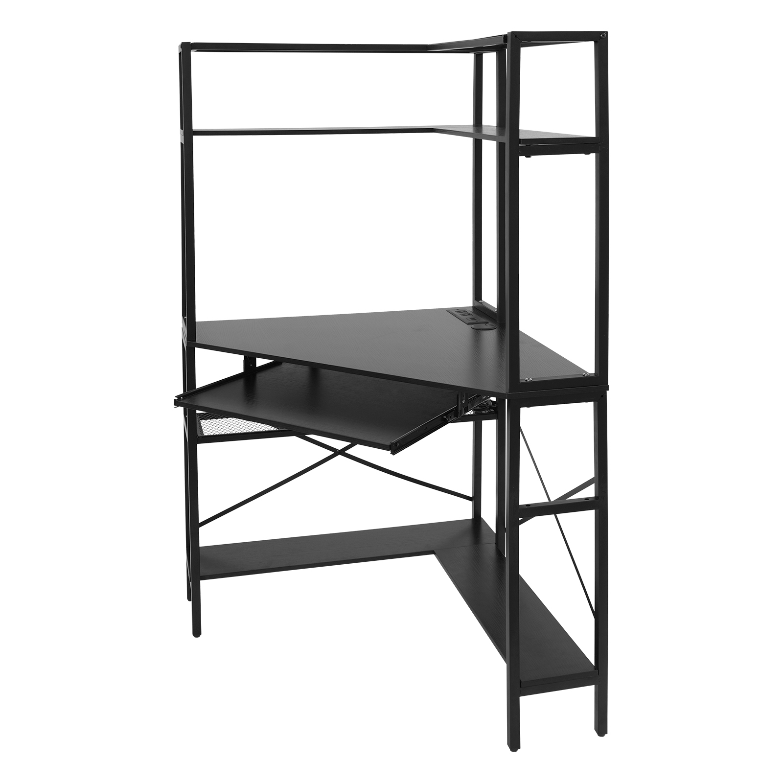 Triangular Corner Computer Des - Desk Setup Small Space บทวิจารณ์และราคา