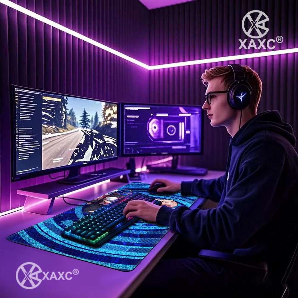 Computer Mouse Pad Gaming Swor - Desk Setup Accessories Aesthetic บทวิจารณ์และราคา