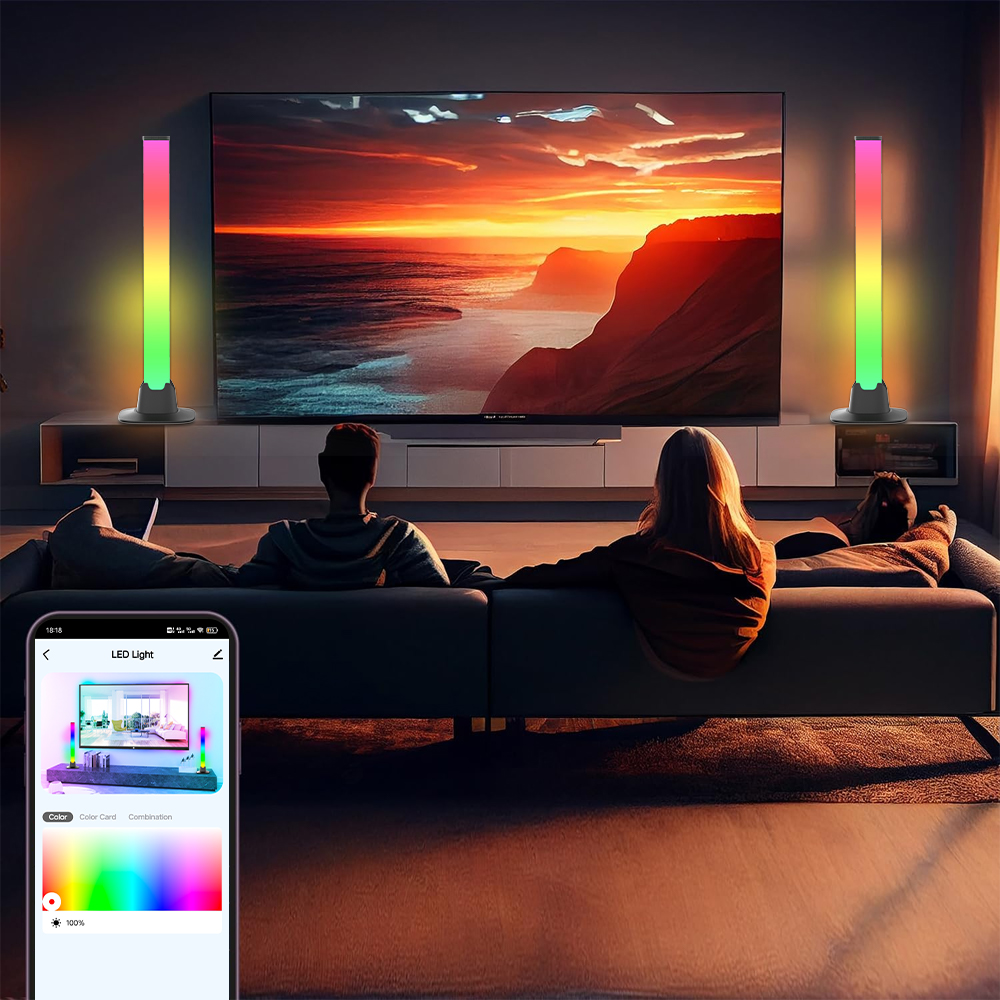 RGB LED Lights Bar Bluetooth S - Desk Setup Tv บทวิจารณ์และราคา