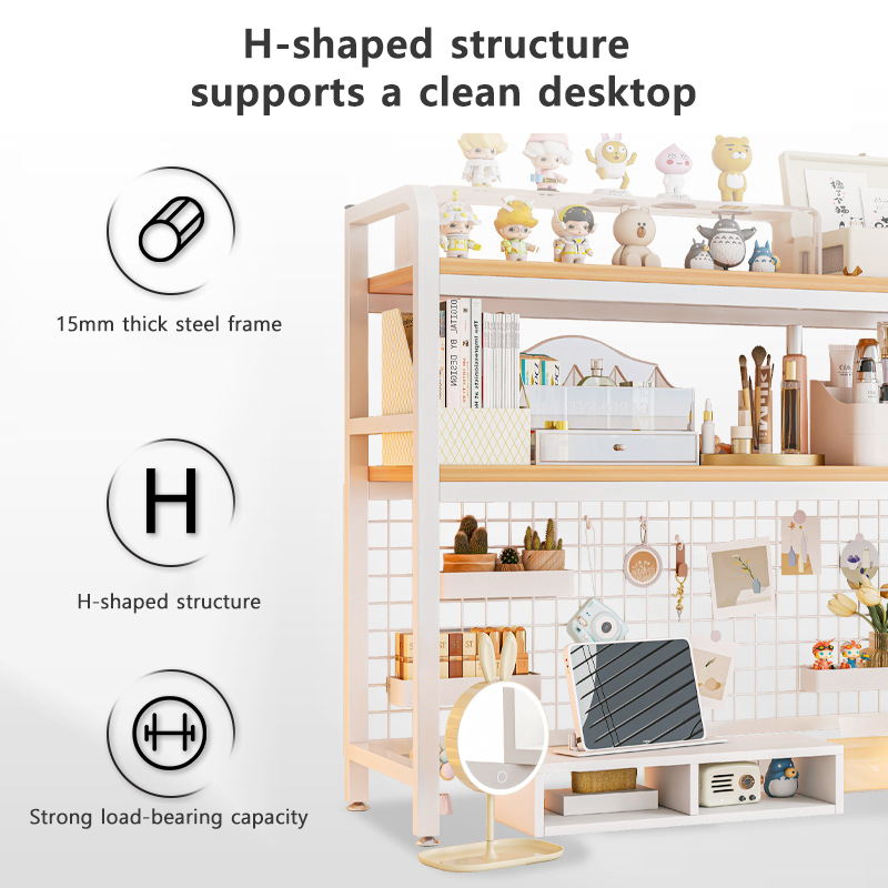 Bookshelf Bookcase With Grid D - Desk Setup Productivity บทวิจารณ์และราคา