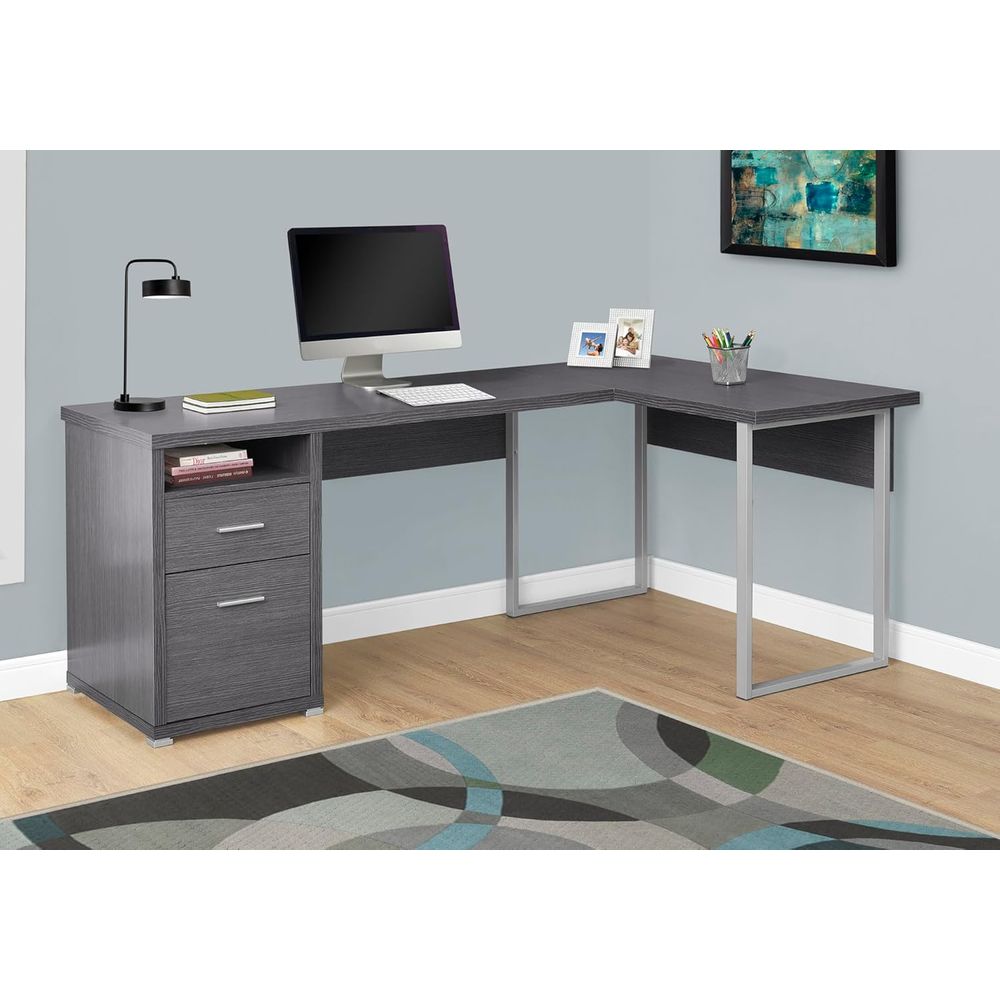 80 L-Shaped Home Office Desk w - Work Desk Home Setup บทวิจารณ์และราคา