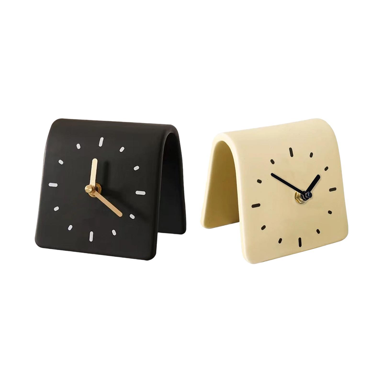 Desk Clock Modern Art Shelf Cl - Desk Setup Productivity บทวิจารณ์และราคา