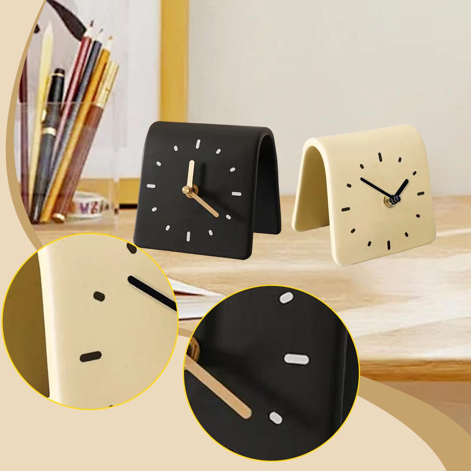 Desk Clock Modern Art Shelf Cl - Desk Setup Productivity บทวิจารณ์และราคา