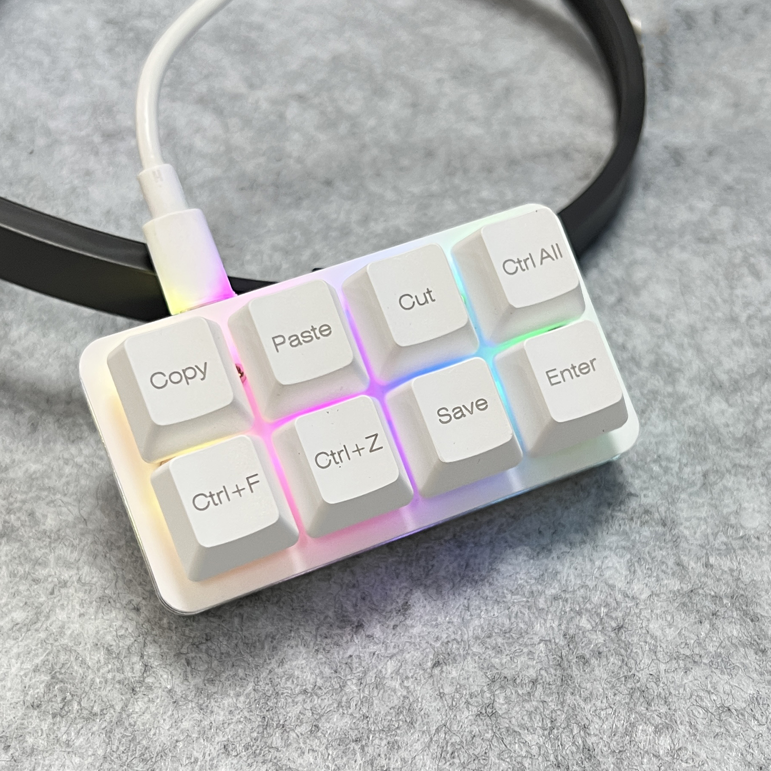 Vial Excel New 8key Keyboard B - Desk Setup Programmer บทวิจารณ์และราคา