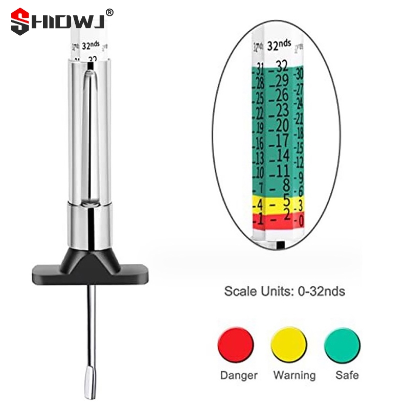25mm Car Tyre Tire Tread Depth - Monitor Cleaning Kit บทวิจารณ์และราคา