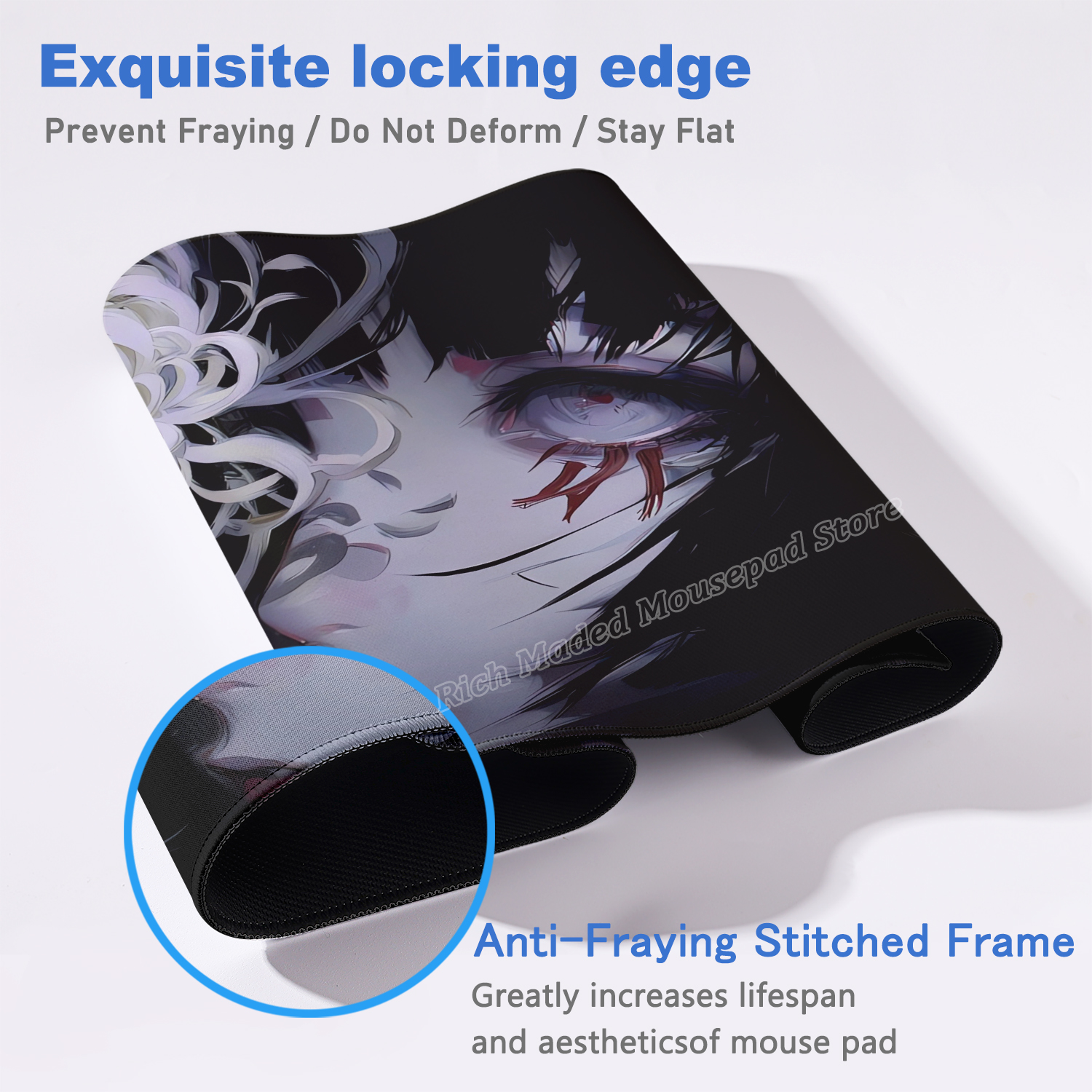 Anime Girls Aesthetic Mousepad - Desk Setup Accessories Aesthetic บทวิจารณ์และราคา