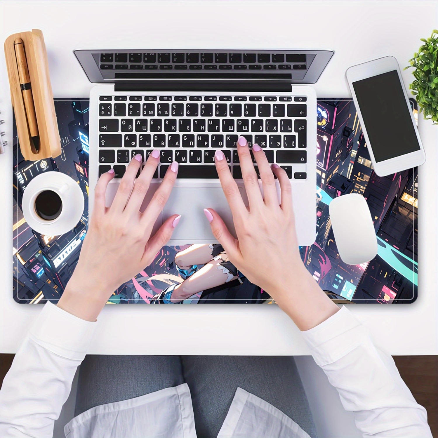 XXL Desk Mat Mouse Pad soft fa - Desk Setup For Studying บทวิจารณ์และราคา