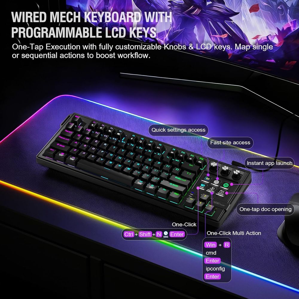 Full-Size Programmable Mechani - Desk Setup Programmer บทวิจารณ์และราคา