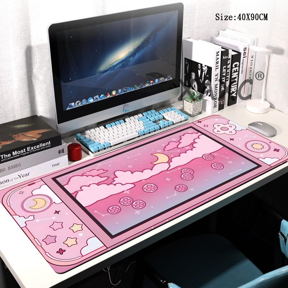 Moon and Stars Large Desk Mat  - Desk Setup Accessories Aesthetic บทวิจารณ์และราคา