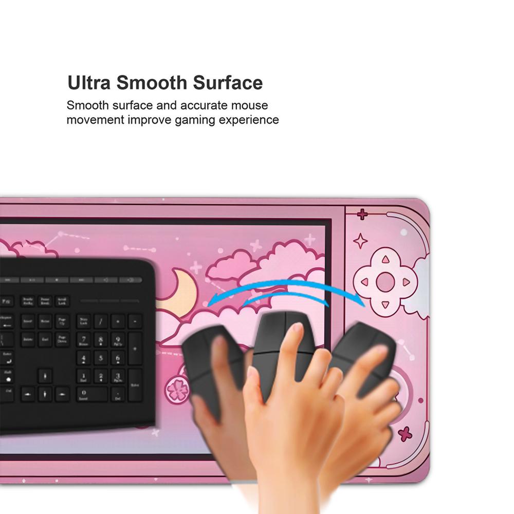 Moon and Stars Large Desk Mat  - Desk Setup Accessories Aesthetic บทวิจารณ์และราคา