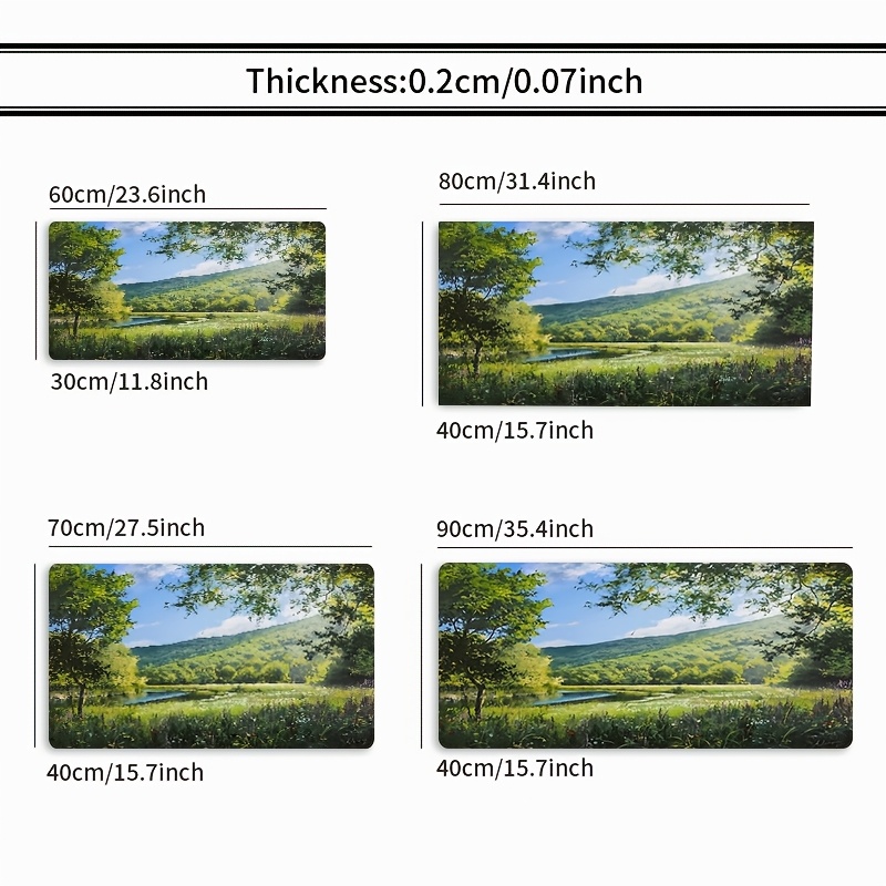 Desk Mat Mouse Pad Large Cloth - Work Desk Home Setup บทวิจารณ์และราคา