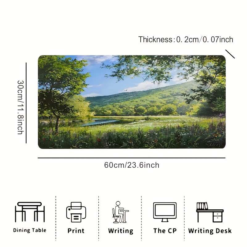 Desk Mat Mouse Pad Large Cloth - Work Desk Home Setup บทวิจารณ์และราคา