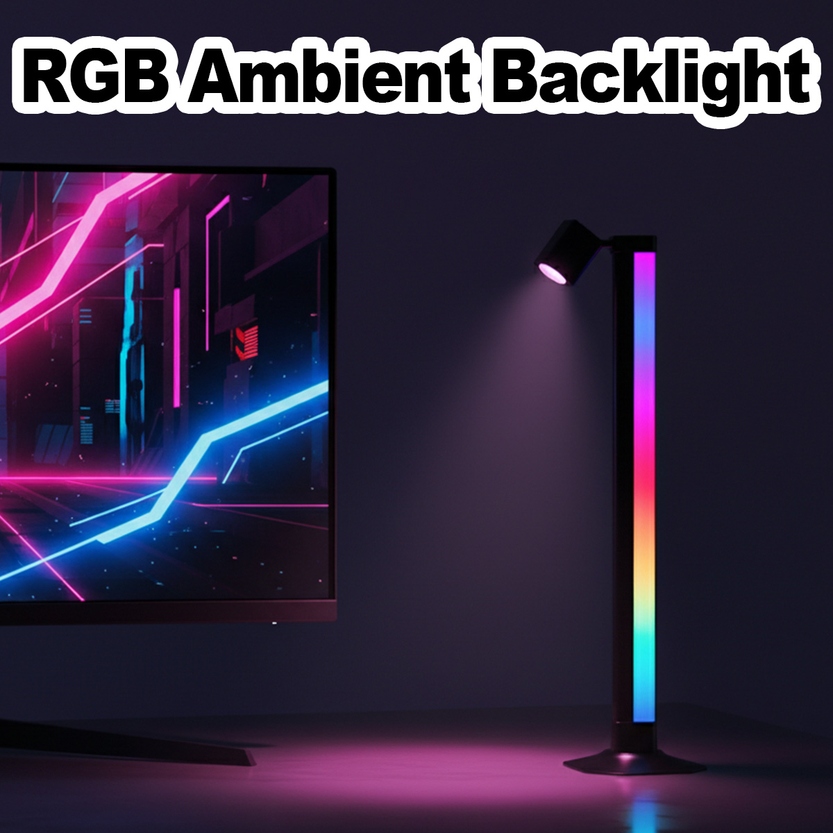 Smart Light Bar LED RGB Music  - Desk Setup Tv บทวิจารณ์และราคา