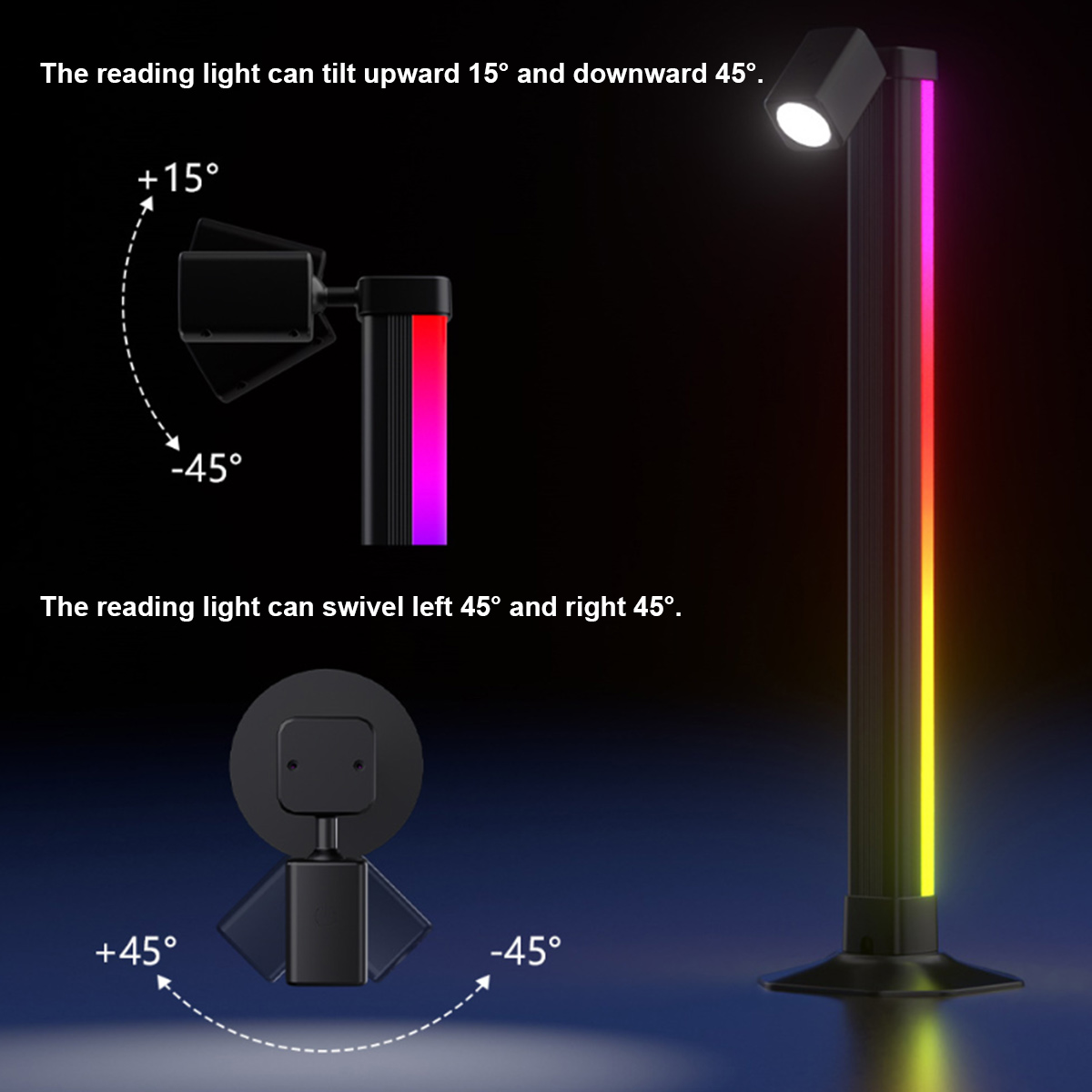 Smart Light Bar LED RGB Music  - Desk Setup Tv บทวิจารณ์และราคา