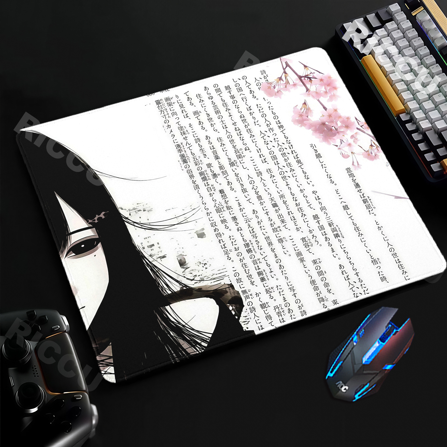 Anime Girl Aesthetics Mouse Pa - Desk Setup Accessories Aesthetic บทวิจารณ์และราคา