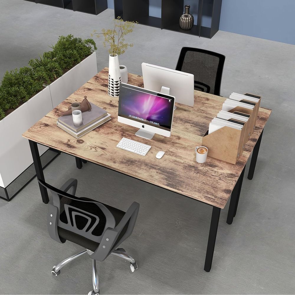 Rustic Brown 4-8 Person Meetin - Desk Setup Study บทวิจารณ์และราคา