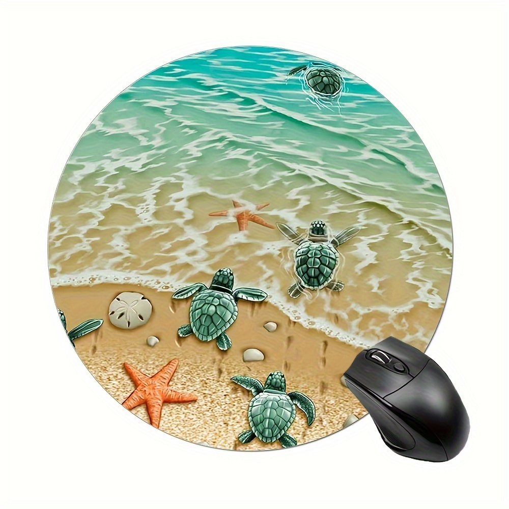 Adorable Turtle Starfish Round - Desk Setup Productivity บทวิจารณ์และราคา